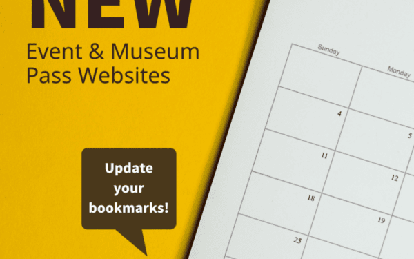 new event and museum pass site